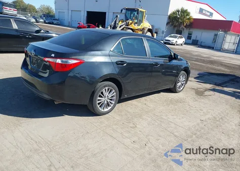 2015 Toyota Corolla Le Plus из США, поврежденный, VIN 5YFBURHEXFP191801